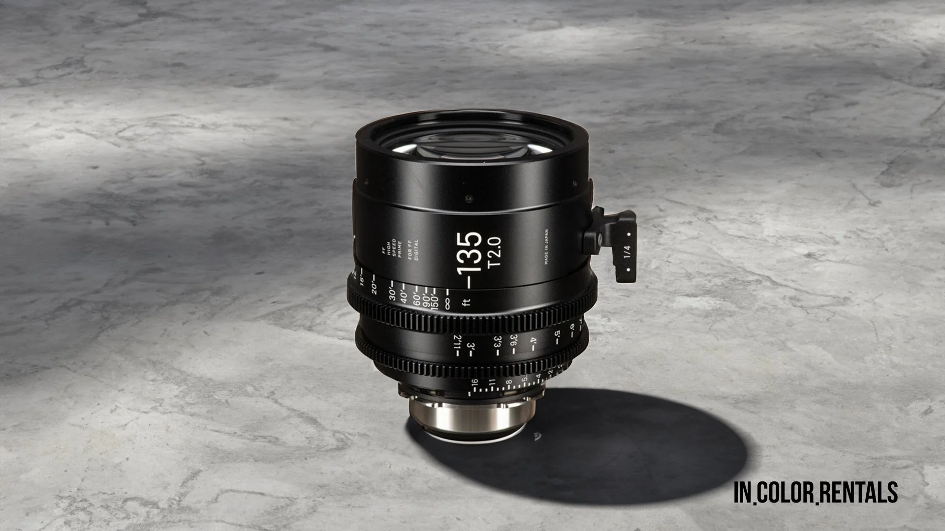 Rent SIGMA CINE lenses in Las Vegas — IN COLOR RENTALS